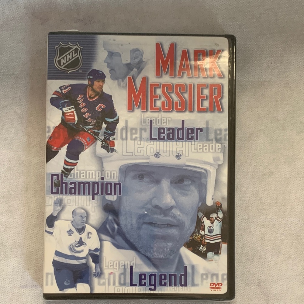 NHL Mark Messier DVD - Red, Blue, White